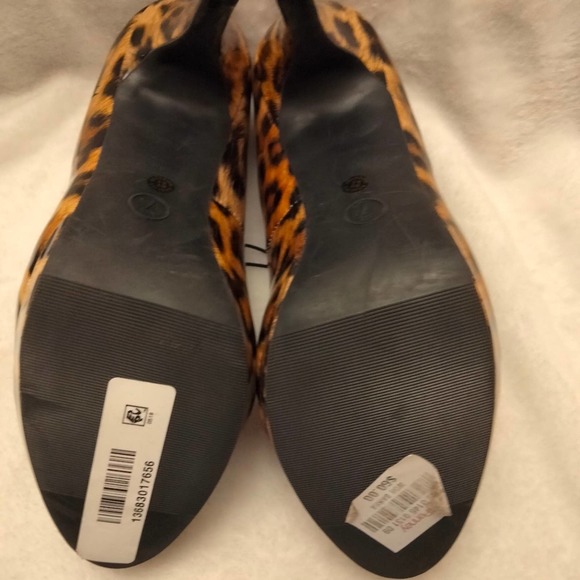Worthington 4" platform leopard print heels size 7 - Picture 6 of 9